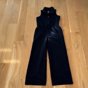 Abercrombie Kids Black Collared Jumpsuit